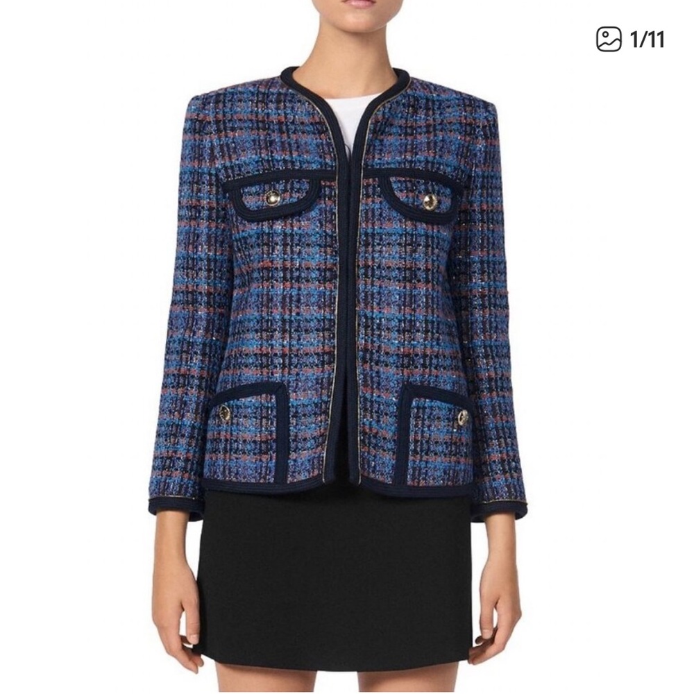 [Brand New] Sandro Tweed Blazer size 36 - Picture 7 of 7